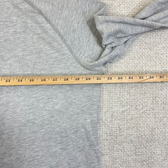 Carhartt 1/4 Zip T-Shirt Men's Medium Relaxed Fit Long Sleeve Gray - Picture 5 of 7